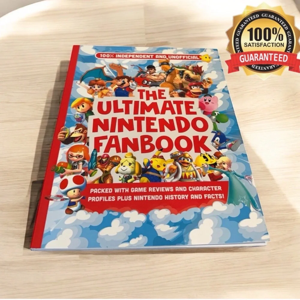 Nintendo Fanbook with Red and Blue Cover